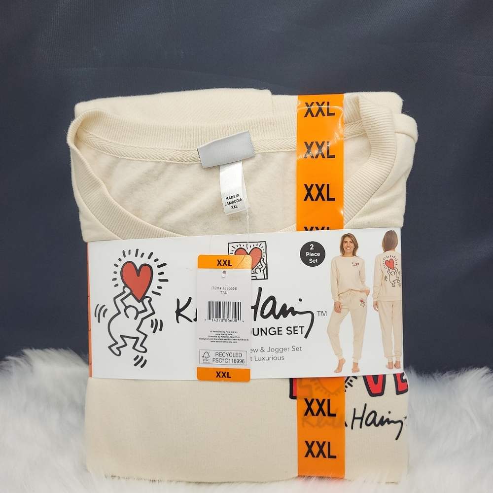 Keith Haring Women's Cream Lounge Set